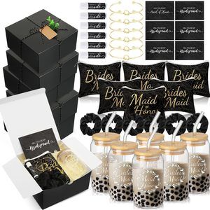 54 Pcs Bridesmaid Proposal Gifts Maid Of Honor Gifts, Bridesmaid Box Set💛